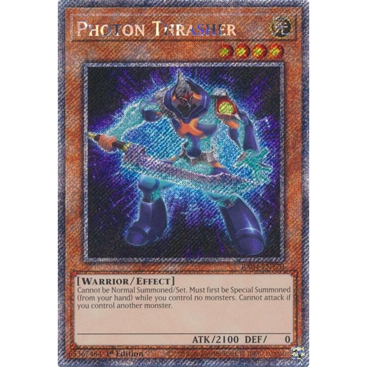 Image for Photon Thrasher (Platinum Secret Rare) (RA04-EN170) - YuGiOh