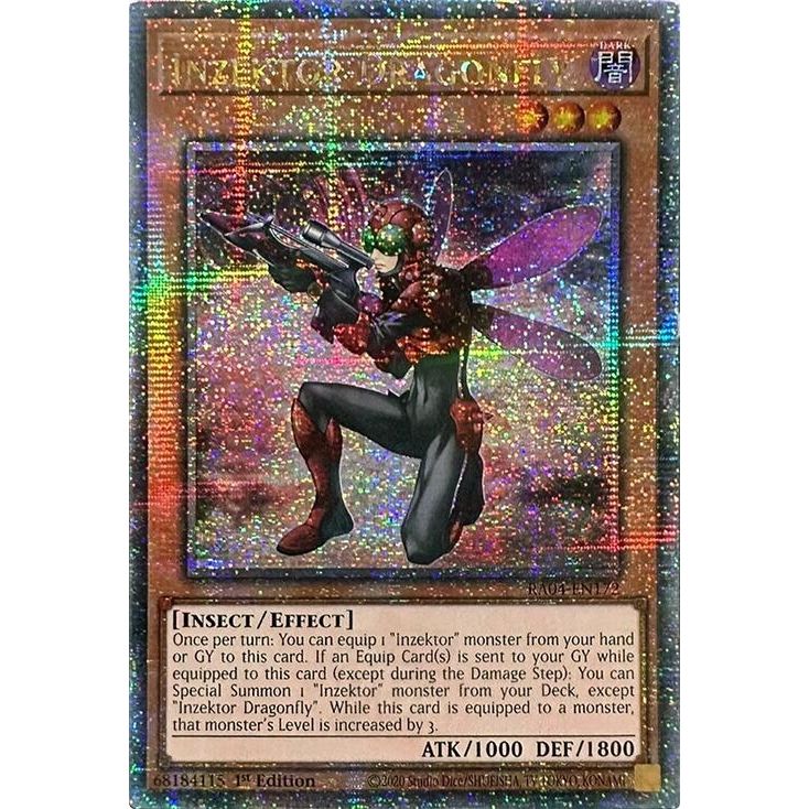 Image for Inzektor Dragonfly (Quarter Century Secret Rare) (RA04-EN172) - YuGiOh