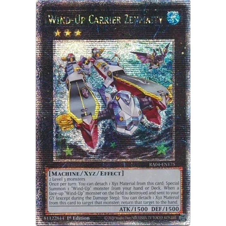Image for Wind-Up Carrier Zenmaity (Quarter Century Secret Rare) (RA04-EN175) - YuGiOh