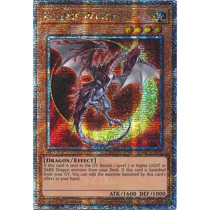 Image for Eclipse Wyvern (Quarter Century Secret Rare) (RA04-EN177) - YuGiOh