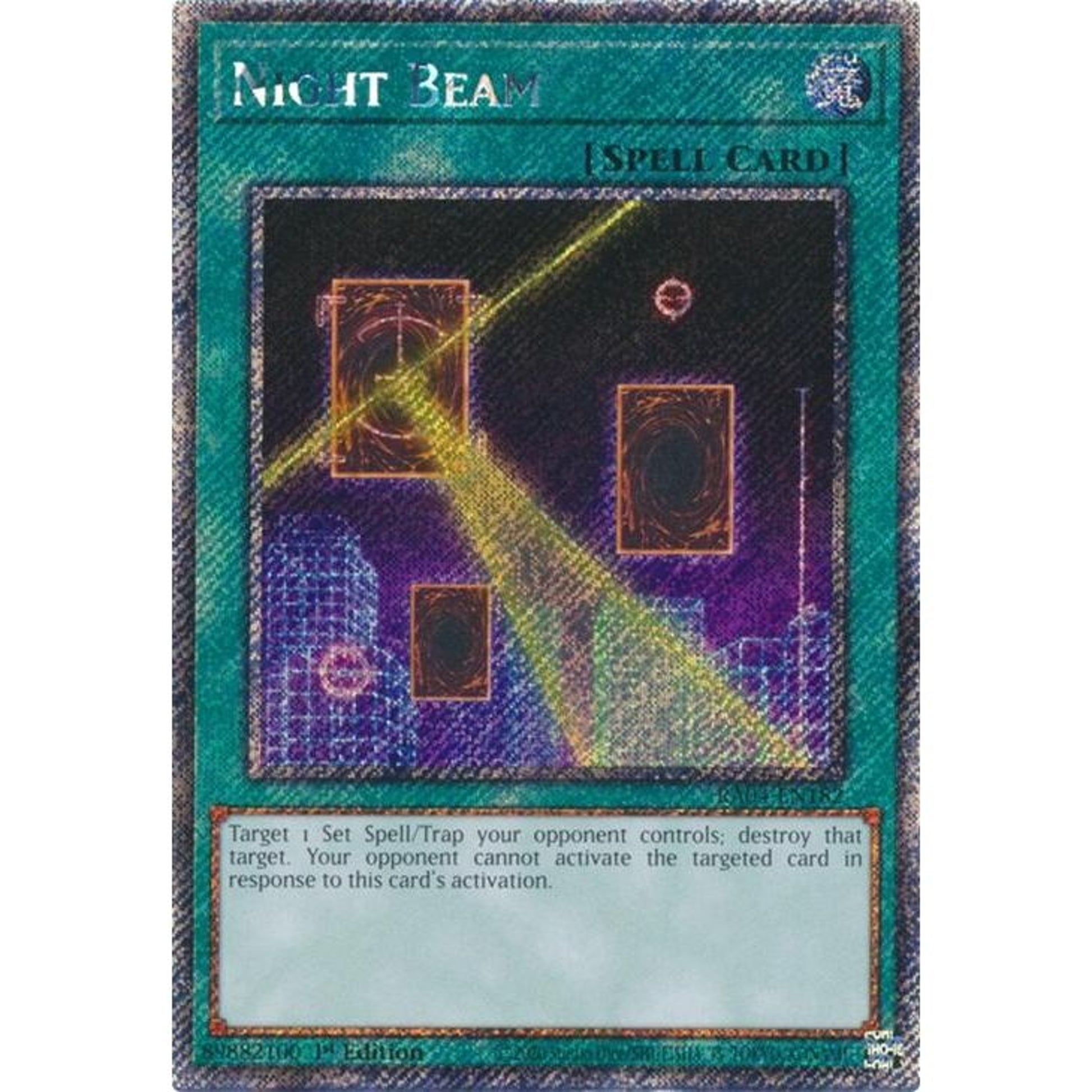 Image for Night Beam (Platinum Secret Rare) (RA04-EN182) - YuGiOh