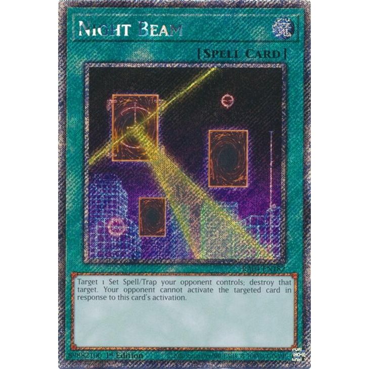 Image for Night Beam (Platinum Secret Rare) (RA04-EN182) - YuGiOh