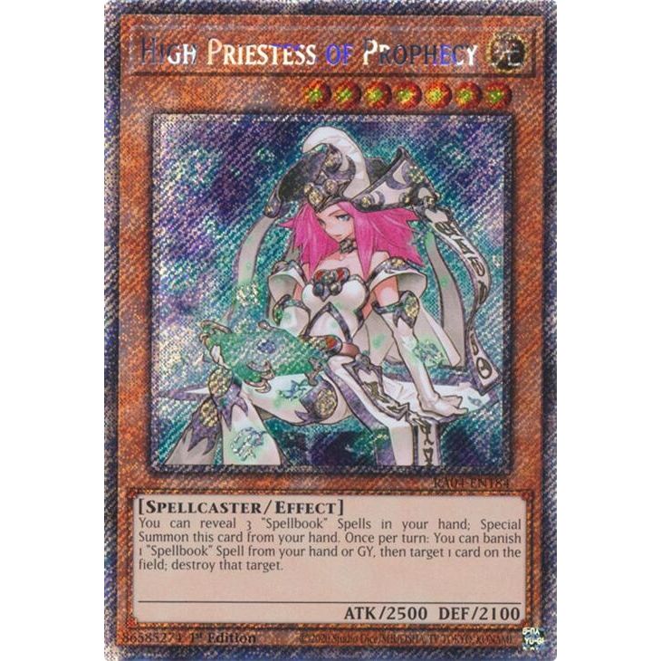 Image for High Priestess of Prophecy (Platinum Secret Rare) (RA04-EN184) - YuGiOh