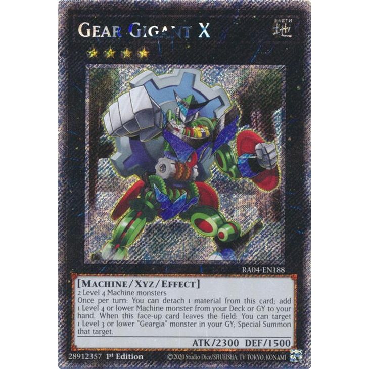 Image for Gear Gigant X (Platinum Secret Rare) (RA04-EN188) - YuGiOh