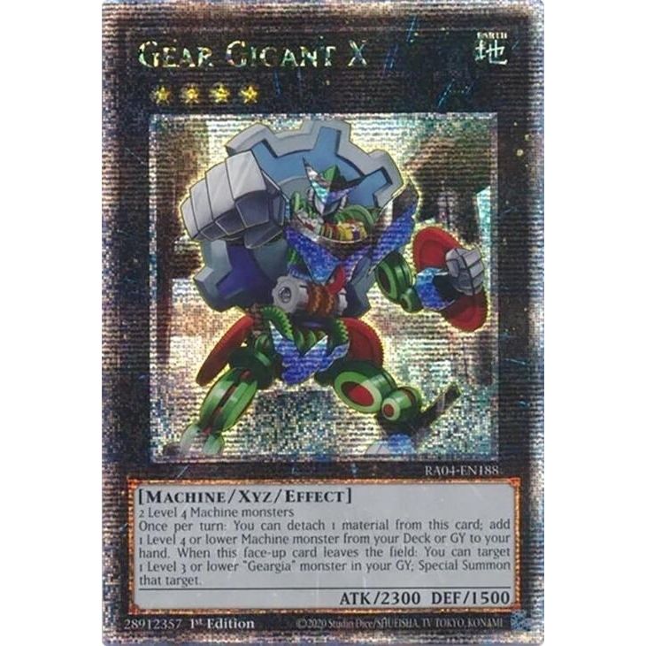 Image for Gear Gigant X (Quarter Century Secret Rare) (RA04-EN188) - YuGiOh