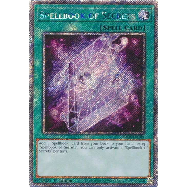Image for Spellbook of Secrets (Platinum Secret Rare) (RA04-EN189) - YuGiOh