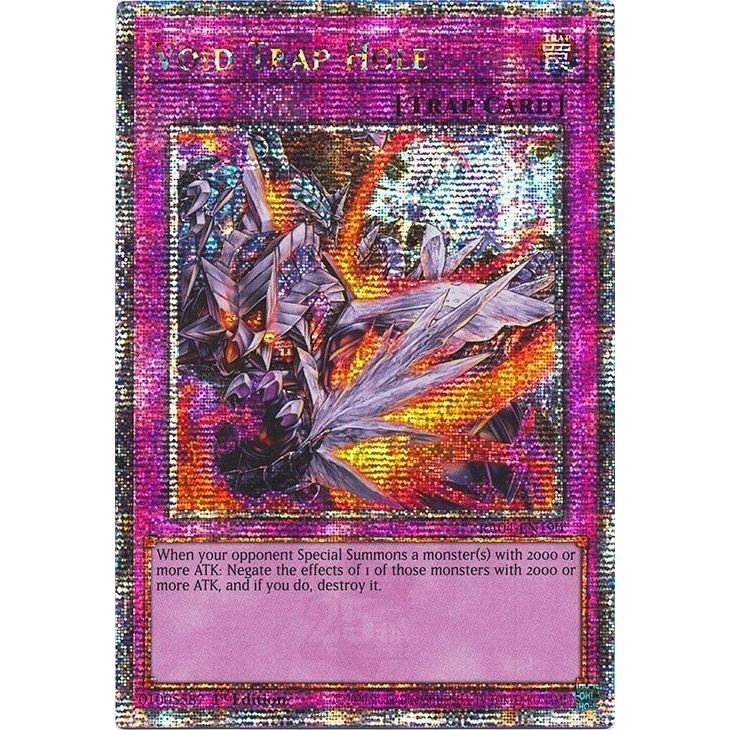 Image for Void Trap Hole (Quarter Century Secret Rare) (RA04-EN190) - YuGiOh