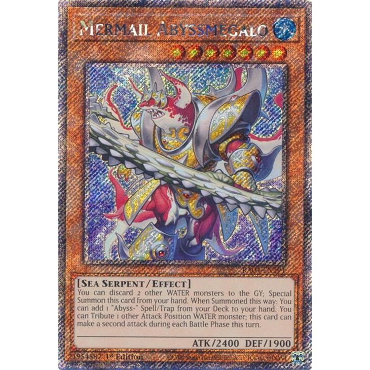 Image for Mermail Abyssmegalo (Platinum Secret Rare) (RA04-EN191) - YuGiOh