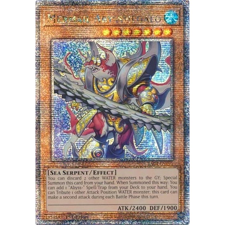 Image for Mermail Abyssmegalo (Quarter Century Secret Rare) (RA04-EN191) - YuGiOh