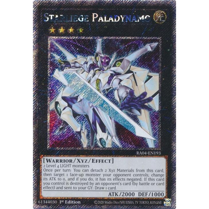 Image for Starliege Paladynamo (Platinum Secret Rare) (RA04-EN193) - YuGiOh