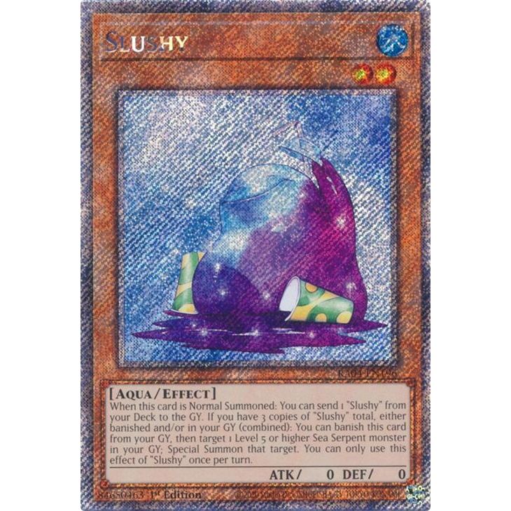 Image for Slushy (Platinum Secret Rare) (RA04-EN196) - YuGiOh