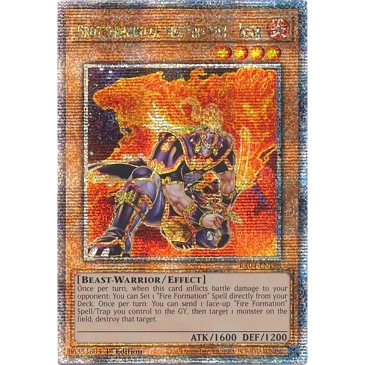 Image for Brotherhood of the Fire Fist - Bear (Quarter Century Secret Rare) (RA04-EN198) - YuGiOh