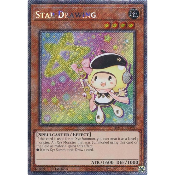 Image for Star Drawing (Platinum Secret Rare) (RA04-EN199) - YuGiOh