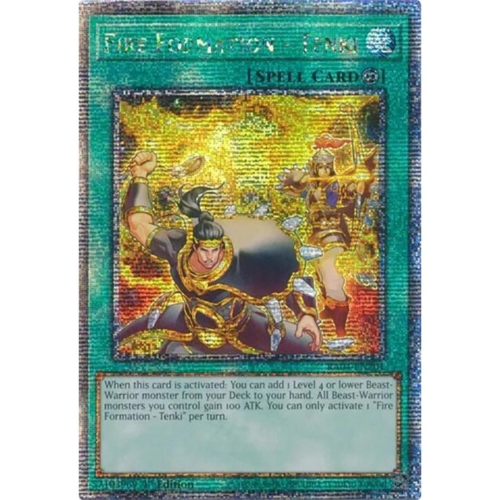 Image for Fire Formation - Tenki (Quarter Century Secret Rare) (RA04-EN201) - YuGiOh