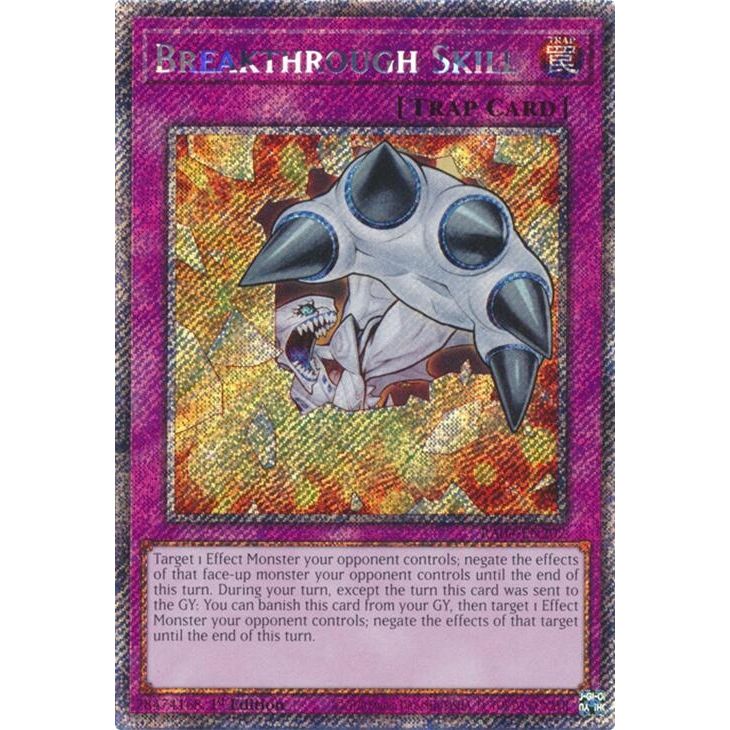 Image for Breakthrough Skill (Platinum Secret Rare) (RA04-EN202) - YuGiOh