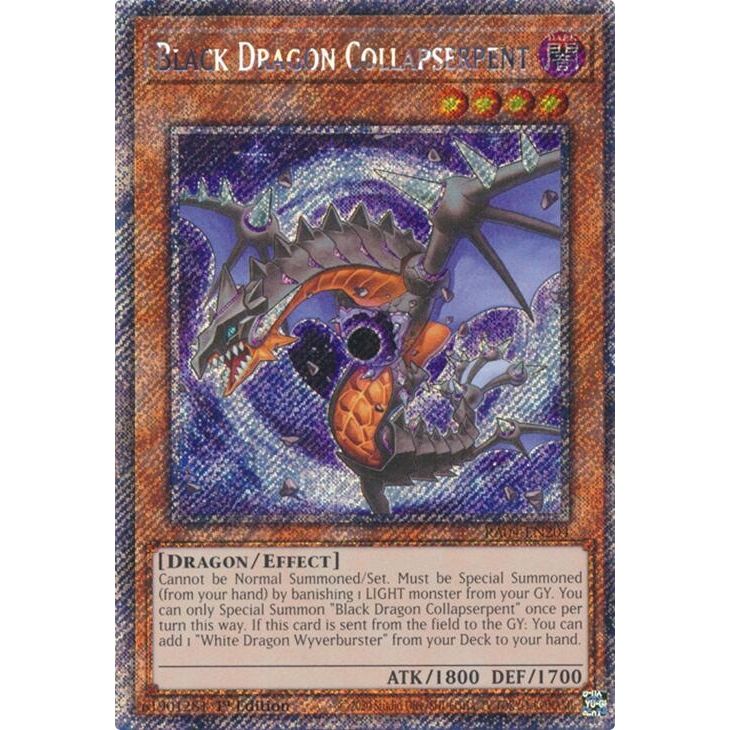 Image for Black Dragon Collapserpent (Platinum Secret Rare) (RA04-EN204) - YuGiOh