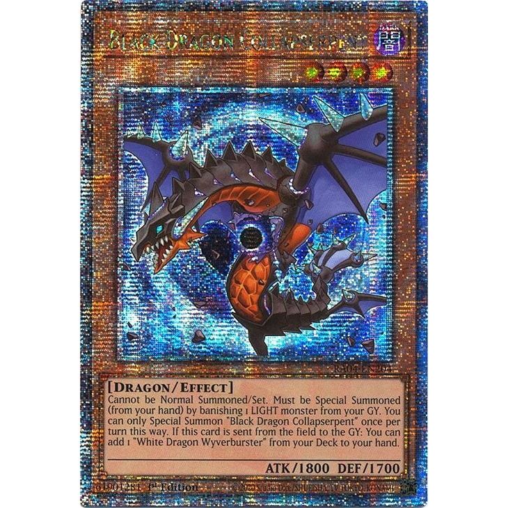 Image for Black Dragon Collapserpent (Quarter Century Secret Rare) (RA04-EN204) - YuGiOh
