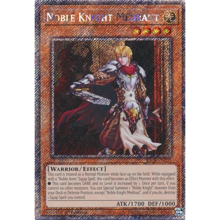 Image for Noble Knight Medraut (Platinum Secret Rare) (RA04-EN205) - YuGiOh