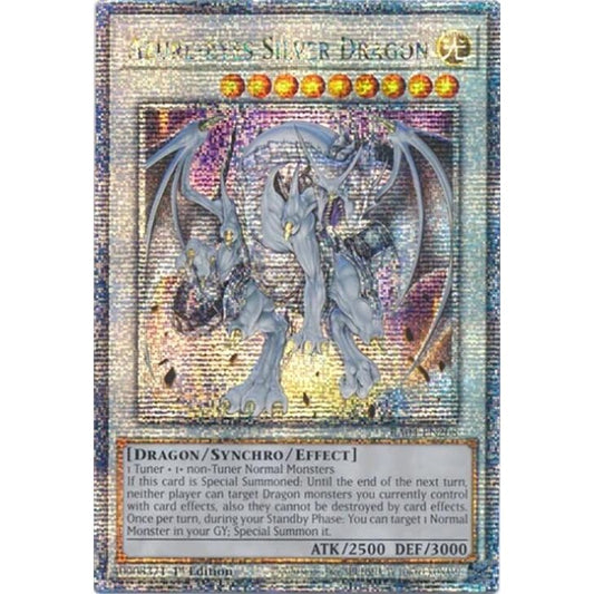 Image for Azure-Eyes Silver Dragon (Quarter Century Secret Rare) (RA04-EN208) - YuGiOh