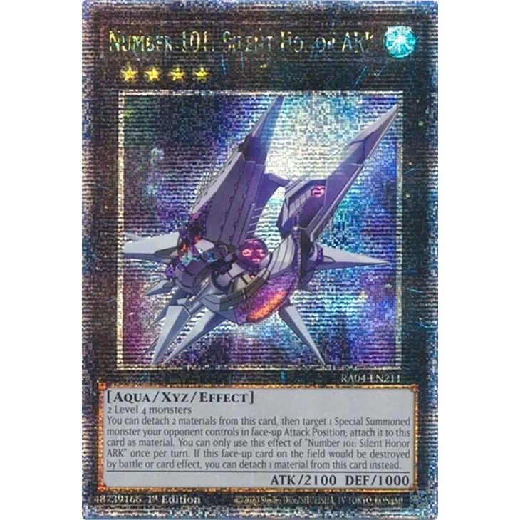 Image for Number 101: Silent Honor ARK (Quarter Century Secret Rare) (RA04-EN211) - YuGiOh