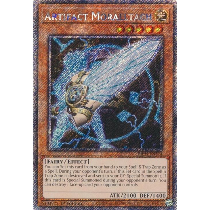 Image for Artifact Moralltach (Platinum Secret Rare) (RA04-EN214) - YuGiOh