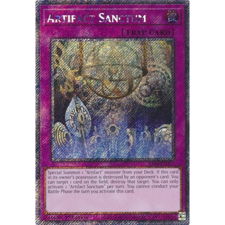 Image for Artifact Sanctum (Platinum Secret Rare) (RA04-EN217) - YuGiOh