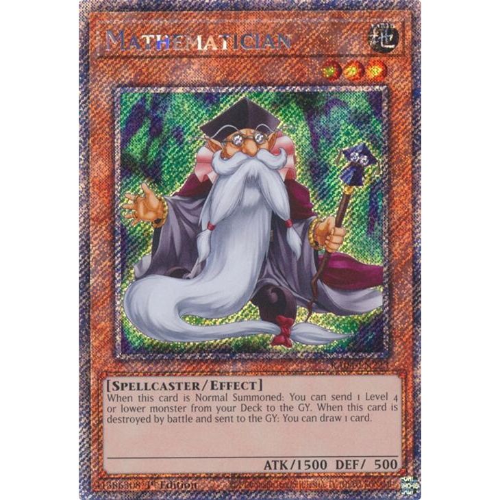 Image for Mathematician (Platinum Secret Rare) (RA04-EN223) - YuGiOh