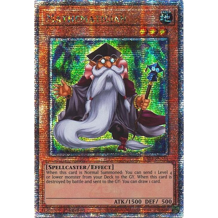 Image for Mathematician (Quarter Century Secret Rare) (RA04-EN223) - YuGiOh
