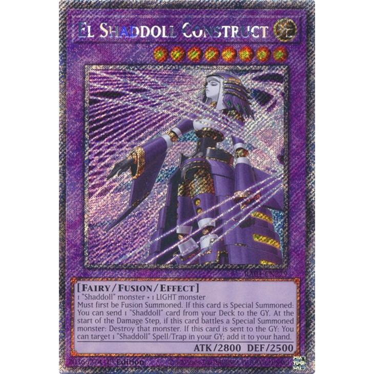 Image for El Shaddoll Construct (Platinum Secret Rare) (Alternate Art) (RA04-EN229) - YuGiOh
