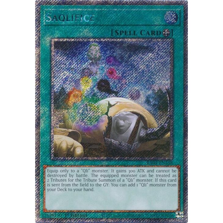 Image for Saqlifice (Platinum Secret Rare) (RA04-EN238) - YuGiOh