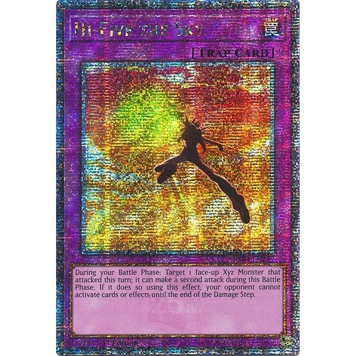 Image for Hi-Five the Sky (Quarter Century Secret Rare) (RA04-EN239) - YuGiOh