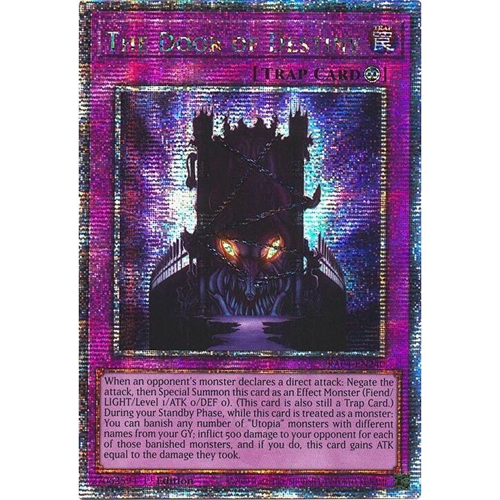 Image for The Door of Destiny (Quarter Century Secret Rare) (RA04-EN240) - YuGiOh