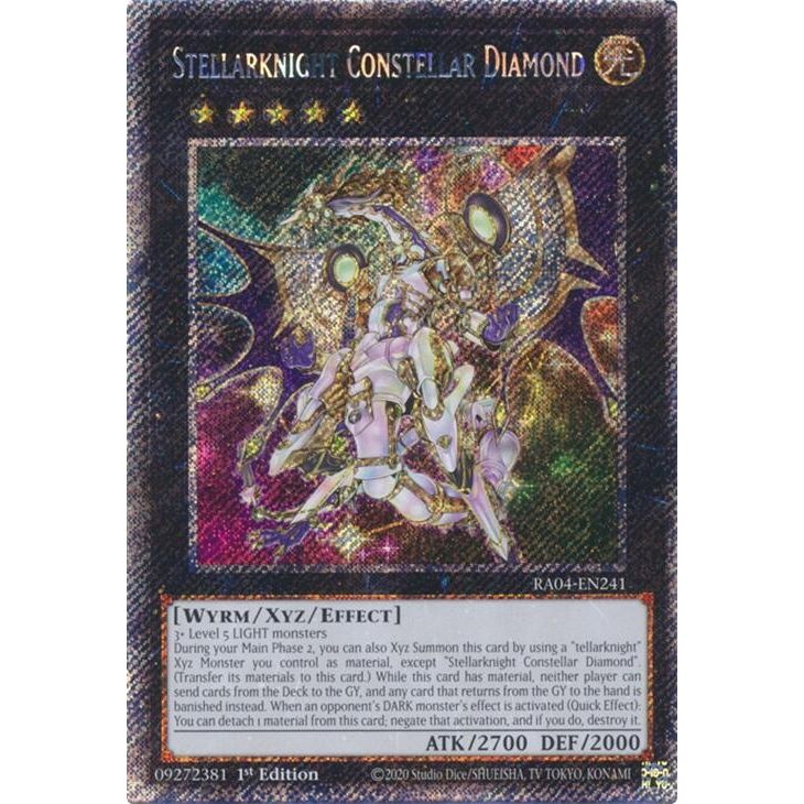 Image for Stellarknight Constellar Diamond (Platinum Secret Rare) (RA04-EN241) - YuGiOh