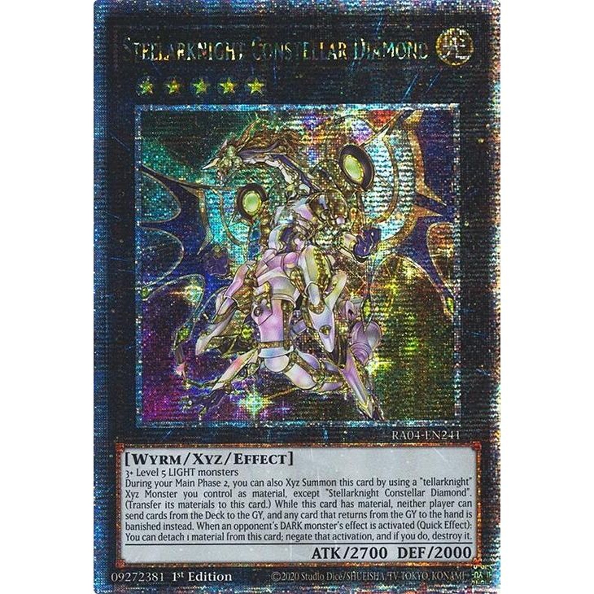 Image for Stellarknight Constellar Diamond (Quarter Century Secret Rare) (RA04-EN241) - YuGiOh