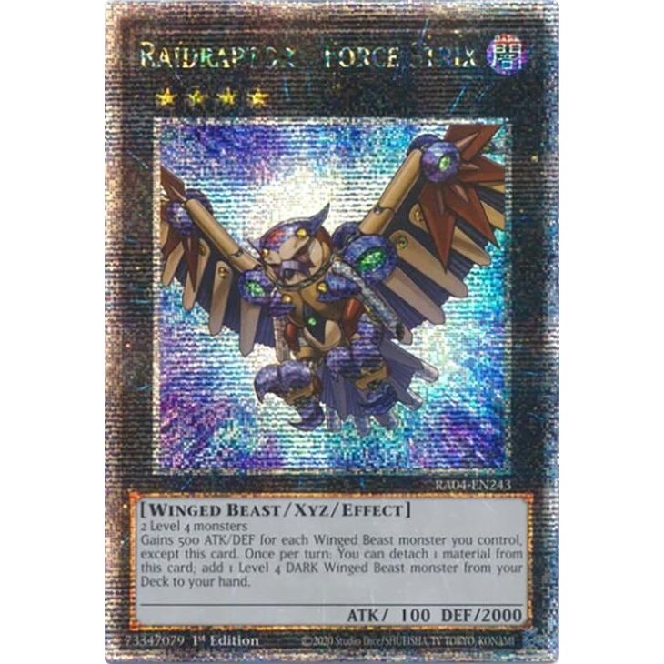 Image for Raidraptor - Force Strix (Quarter Century Secret Rare) (RA04-EN243) - YuGiOh