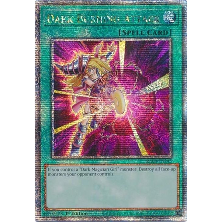Image for Dark Burning Attack (Quarter Century Secret Rare) (RA04-EN245) - YuGiOh