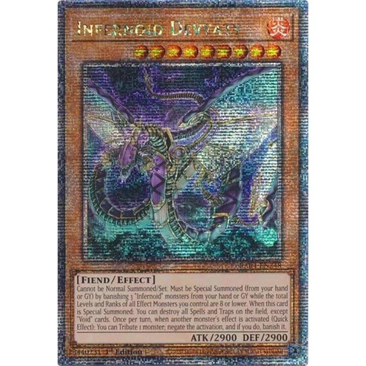 Image for Infernoid Devyaty (Quarter Century Secret Rare) (RA04-EN248) - YuGiOh