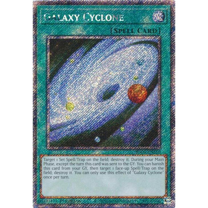 Image for Galaxy Cyclone (Platinum Secret Rare) (RA04-EN250) - YuGiOh