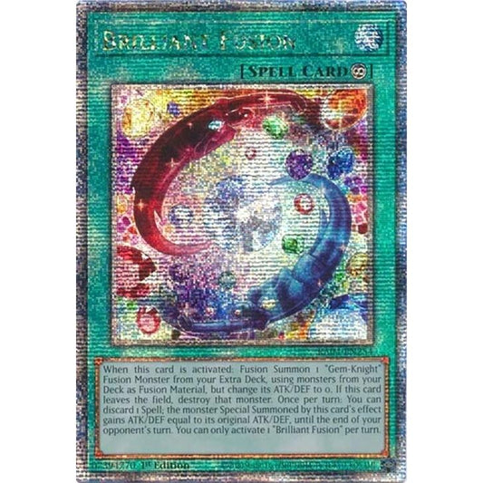 Image for Brilliant Fusion (Quarter Century Secret Rare) (RA04-EN254) - YuGiOh