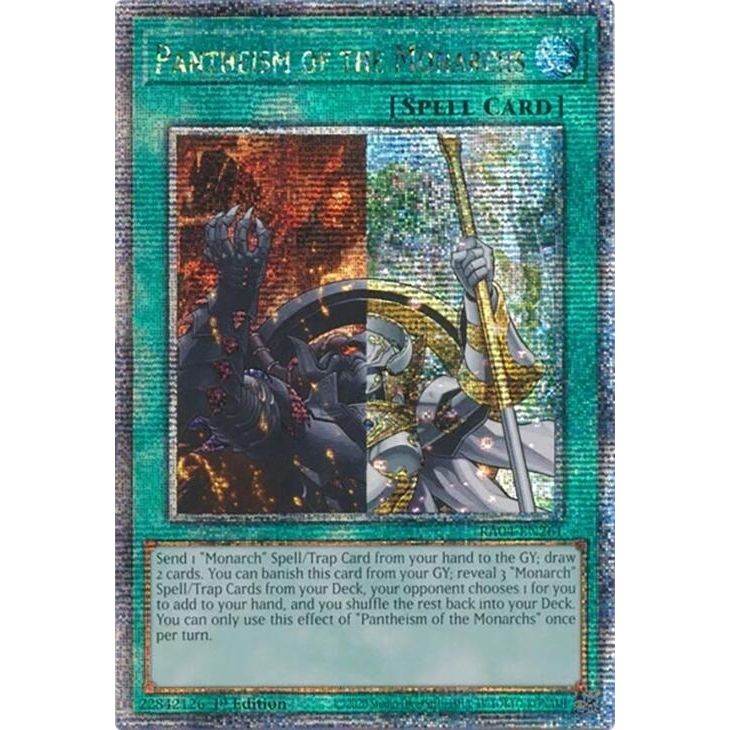Image for Pantheism of the Monarchs (Quarter Century Secret Rare) (RA04-EN261) - YuGiOh