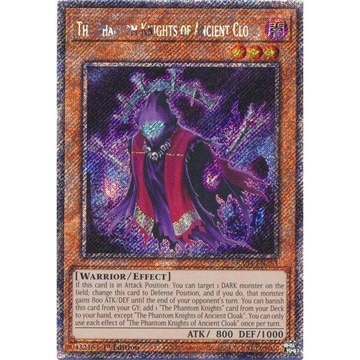 Image for The Phantom Knights of Ancient Cloak (Platinum Secret Rare) (RA04-EN263) - YuGiOh