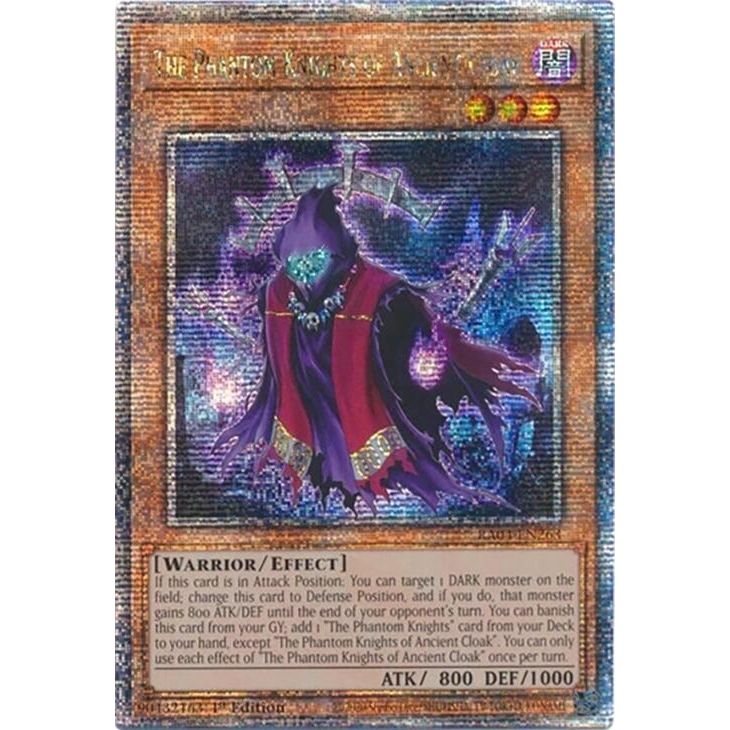 Image for The Phantom Knights of Ancient Cloak (Quarter Century Secret Rare) (RA04-EN263) - YuGiOh