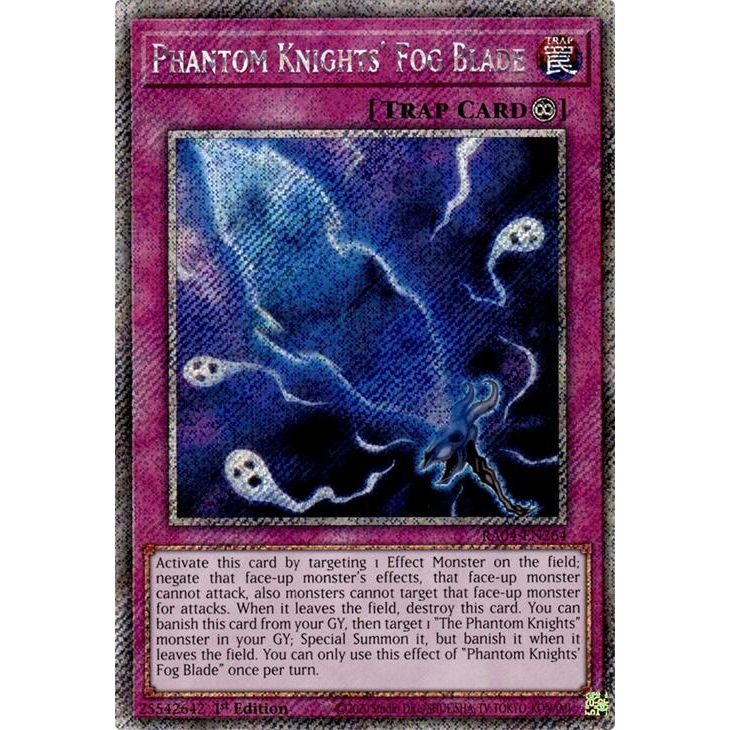 Image for Phantom Knights' Fog Blade (Platinum Secret Rare) (RA04-EN264) - YuGiOh