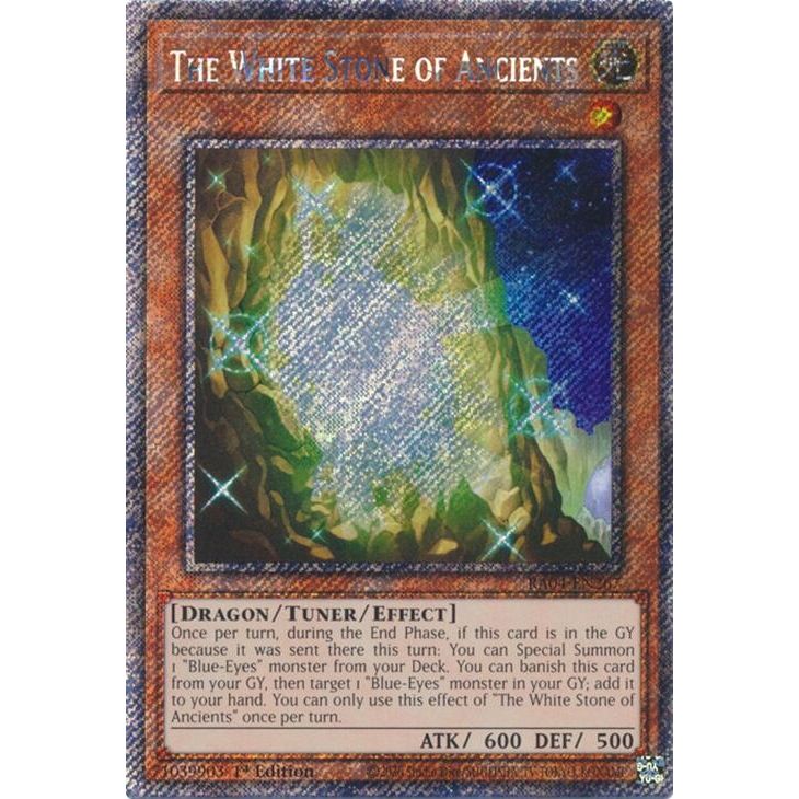 Image for The White Stone of Ancients (Platinum Secret Rare) (RA04-EN267) - YuGiOh