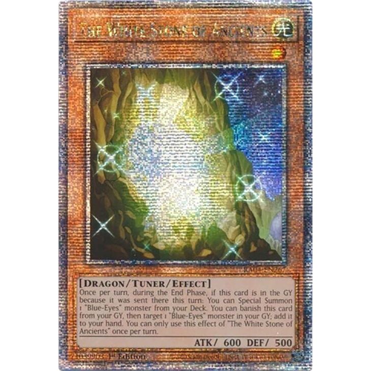 Image for The White Stone of Ancients (Quarter Century Secret Rare) (RA04-EN267) - YuGiOh