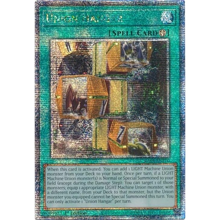 Image for Union Hangar (Quarter Century Secret Rare) (RA04-EN270) - YuGiOh
