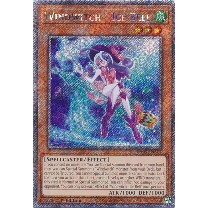Image for Windwitch - Ice Bell (Platinum Secret Rare) (RA04-EN273) - YuGiOh