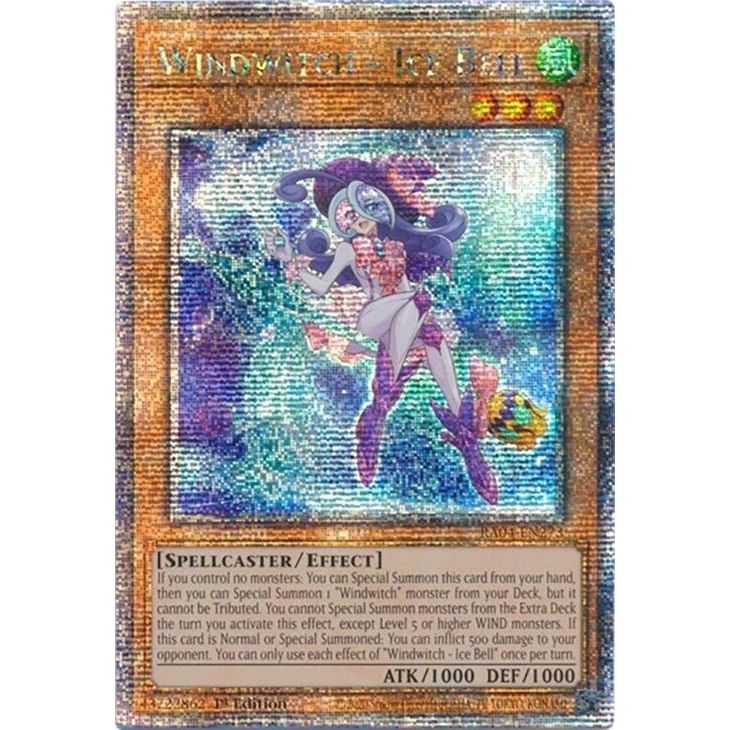 Image for Windwitch - Ice Bell (Quarter Century Secret Rare) (RA04-EN273) - YuGiOh