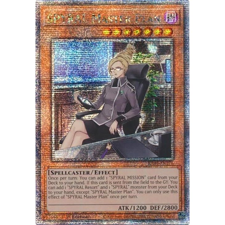 Image for SPYRAL Master Plan (Quarter Century Secret Rare) (RA04-EN276) - YuGiOh
