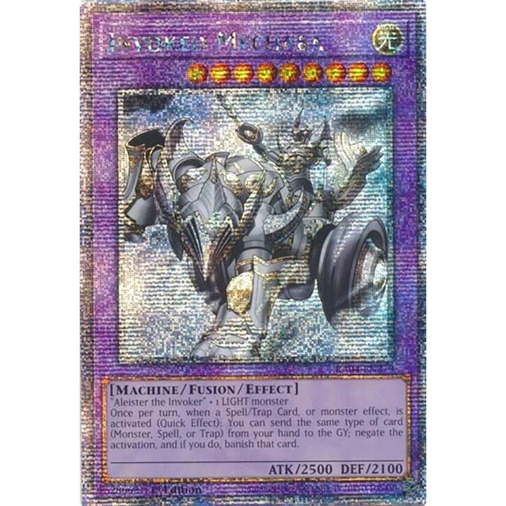 Image for Invoked Mechaba (Quarter Century Secret Rare) (RA04-EN279) - YuGiOh